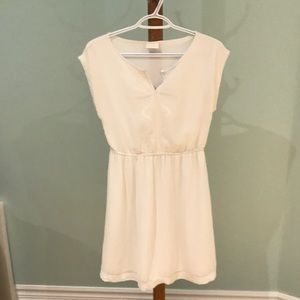 ASOS VILA White vacation dress with embroidery